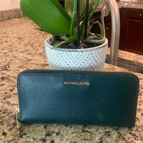 michael kors racing green wallet|michael kors wallet for women.